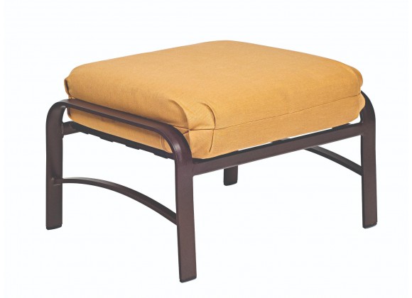 Woodard Belden Cushion Ottoman - Angled
