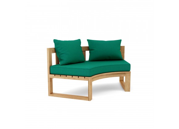 Anderson Teak Circular Modular Deep Seating - Forest Green