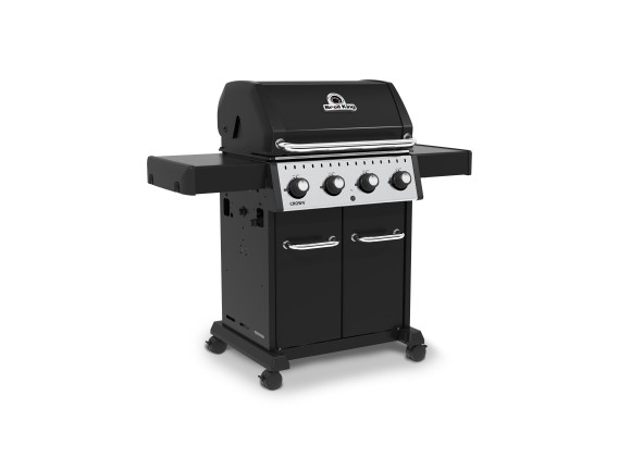 Broil King Crown 420 Gas Grill - NG/LP - Angled and Closed
