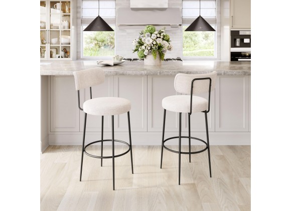 Blanca Barstool Ivory - Lifestyle