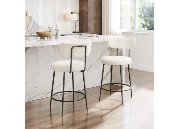 Blanca Counter Stool Ivory - Lifestyle