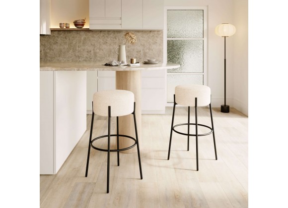 Blanche Barstool in Ivory - Lifestyle