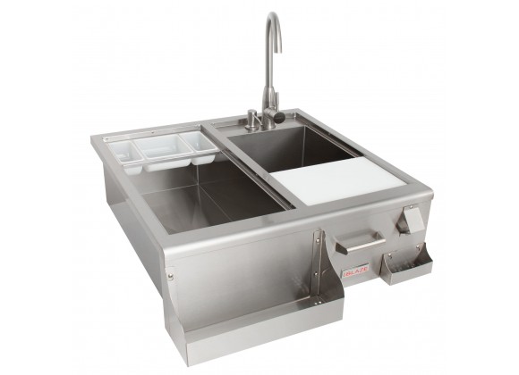 Blaze Grills Beverage Center - Angled View