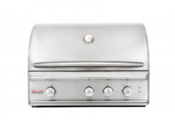 Blaze Grills Professional LUX 34-Inch 3 Burner Built-In Gas Grill - Front