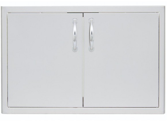 Blaze Grills 32-Inch Double Access Door with Paper Towel Holder - Front