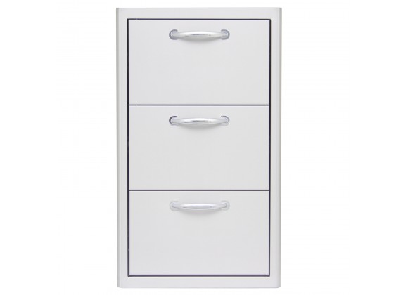 Blaze Grills 16-Inch Triple Access Drawer - Front