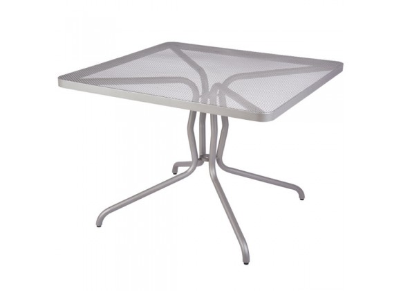 Nexus Dining Height Table In Titanium Silver