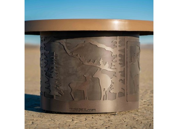 The Outdoor Plus 46" Round Outback Fire Pit  outdoor
