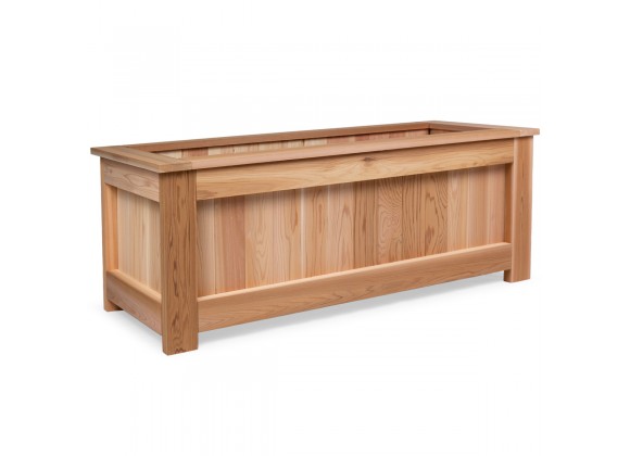 All Things Cedar 4-ft Box Planter - Angled