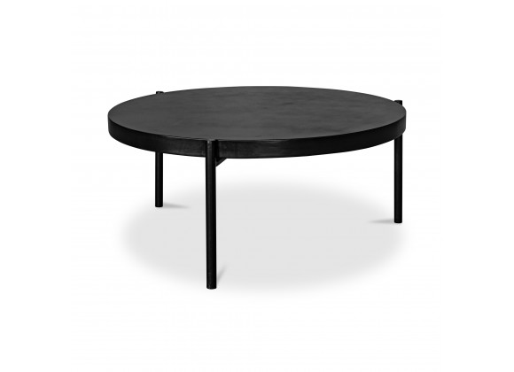 Moe's Home Collection Mendez Outdoor Coffee Table Black - Front Side Angle