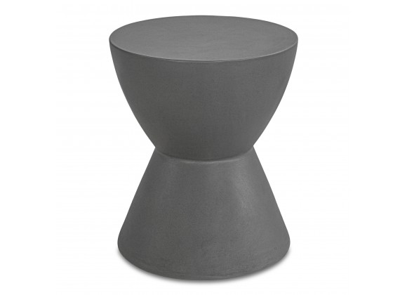 Moe's Home Collection Hourglass Outdoor Stool - Front Top Angle