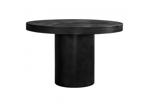 Moe's Home Collection Cassius Outdoor Dining Table - Black - Front Angle