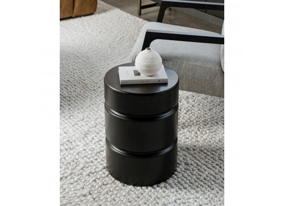 Moe's Home Collection Whim Accent Table Black in Ivory - Lifestyle