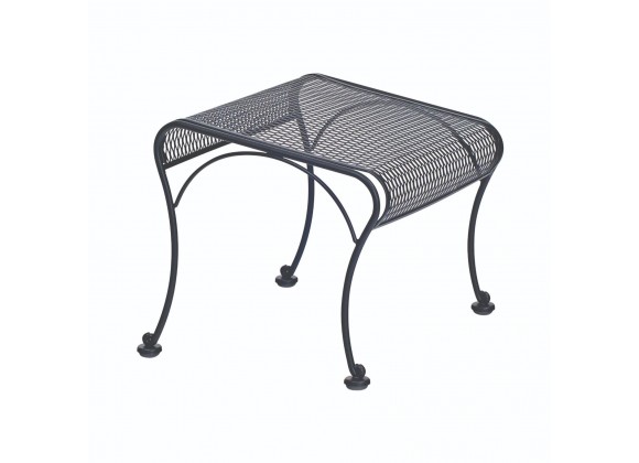 Woodard Briarwood Wrought Iron Ottoman - Angled