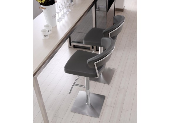 Maureen Barstool in Dark Gray- Lifestyle 1