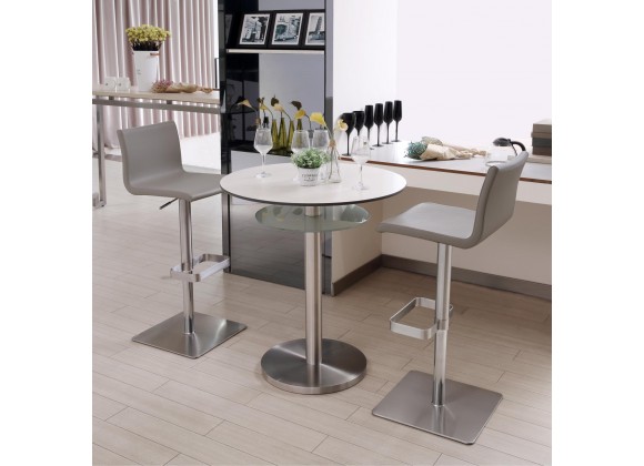 Watson Barstool in Light Gray- Lifestyle 1