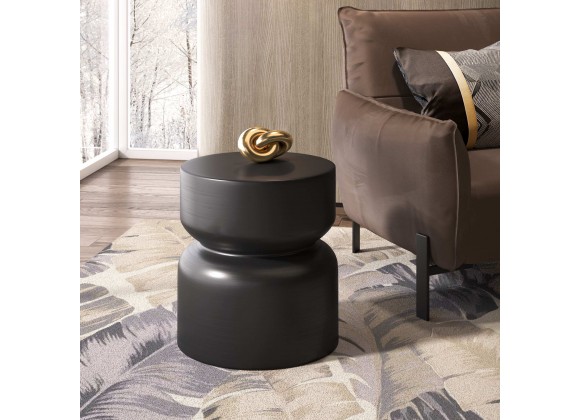 Busan Side Table Black - Lifestyle