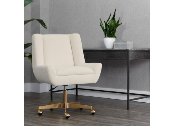 Sunpan Mirian Office Chair - Zenith Alabaster - Lifestyle