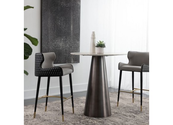 Sunpan Gianni Barstool - Dillon Stratus-Dillon Black - Lifestyle