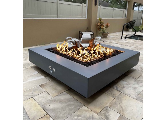 The Outdoor Plus Square Cabo 56" Fire Pit 