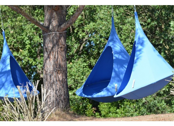 Double Cacoon - Sky Blue - Hanging Outdoors