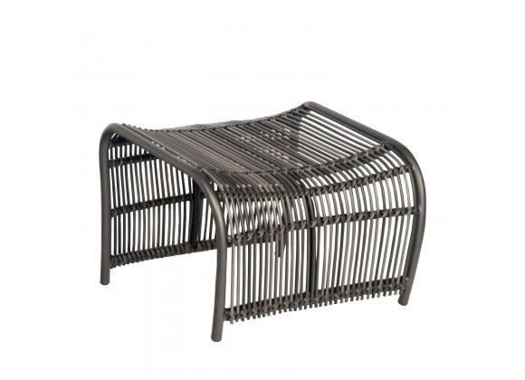 Woodard Cape Ottoman - Angled