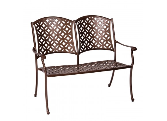 Woodard Casa Bench - Angled