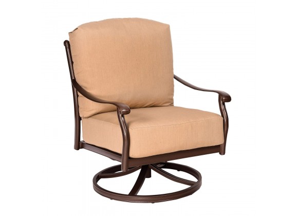 Woodard Casa Swivel Rocking Lounge Chair - Angled
