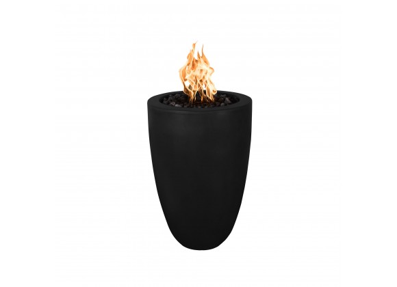 Castillo-GFRC-Fire-Pillar-Black