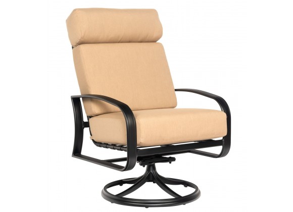 Woodard Cayman Isle Cushion Swivel Rocking Lounge Chair - Angled