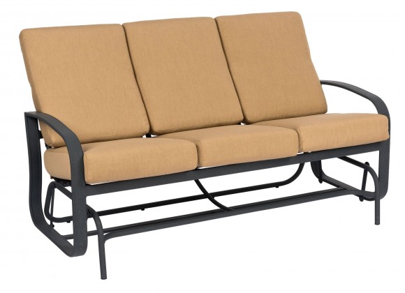 Woodard Cayman Isle Cushion Sofa Glider - Angled