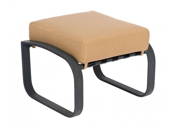 Woodard Cayman Isle Cushion Ottoman - Angled