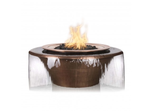 The Outdoor Plus 48" Cazo GFRC Fire & Water Bowl - 360° Spil