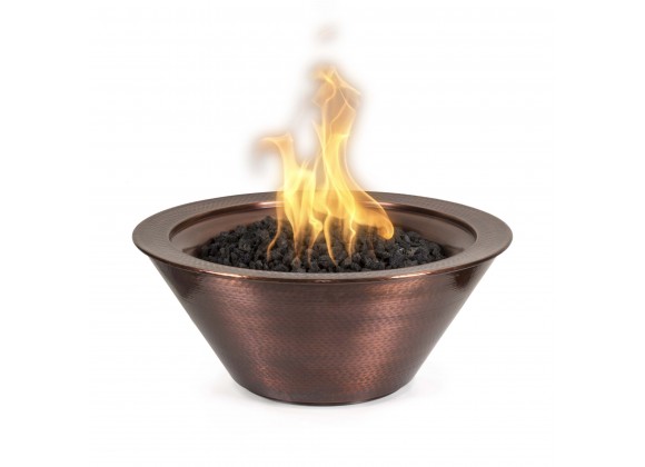 The Outdoor Plus Cazo Hammered Copper Fire Bowl
