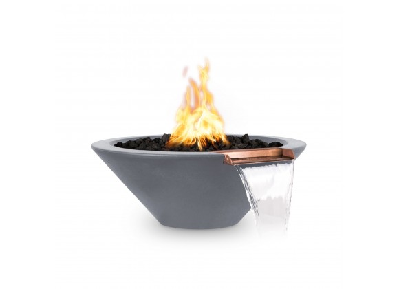 Cazo-Fire-Water-Bowl-Gray