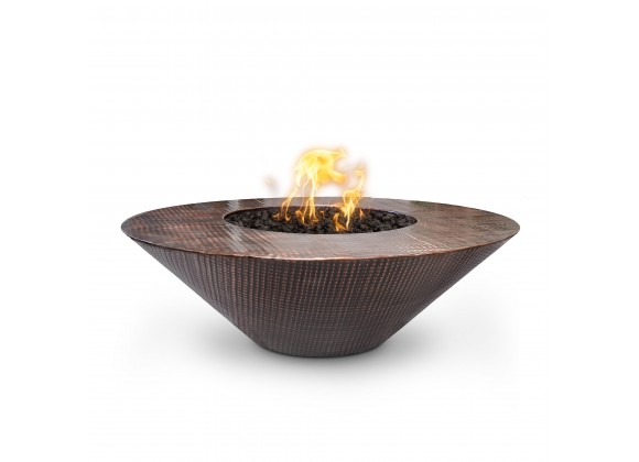 The Outdoor Plus Cazo 48" Round Copper Fire Pit - Match Lit 