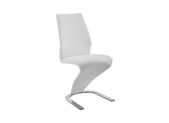 BOULEVARD White Eco-leather Dining Chair