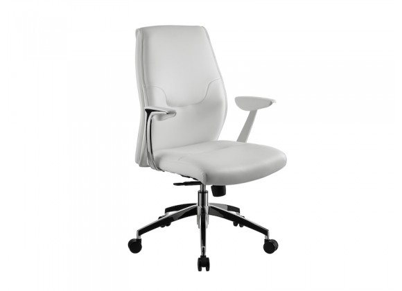 Casabianca Arena Office Arm Chair - White - Perspective