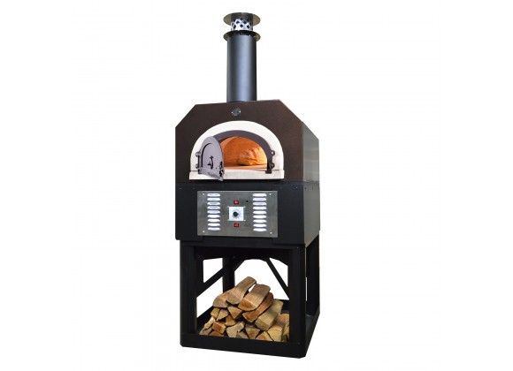 CBO-750 Hybrid Commercia/Residentiall Stand: (Pre-Assembled) Custom-Built Heavy-Duty Stand with Metal Insulating Hood and Gas Package - Copper -  Angled 