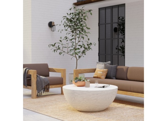 Sunset West Antique Stone Bowl Coffee Table