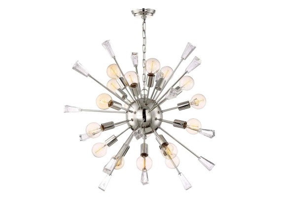 ZEEV Lighting Muse Collection Chandelier- Front Angle