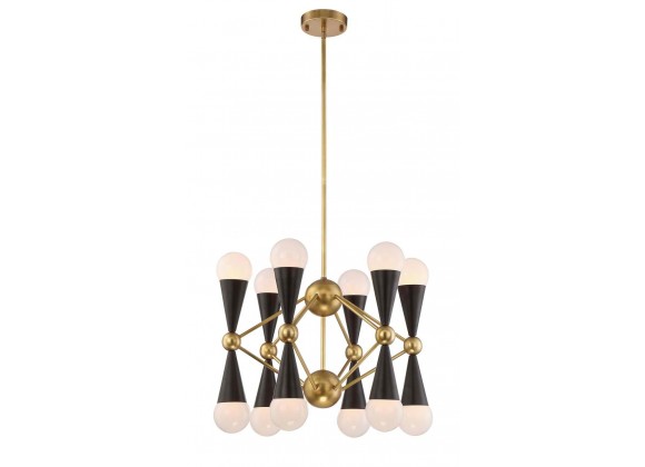 ZEEV Lighting Crosby Collection Chandelier- Front Angle