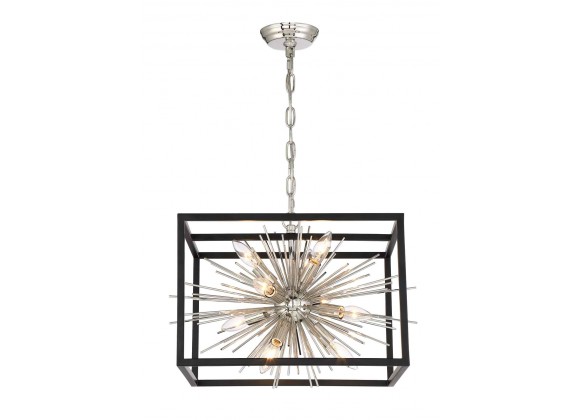 ZEEV Lighting Burst Collection Chandelier- Front Angle