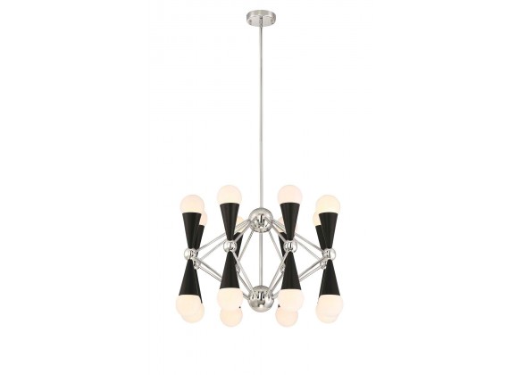 ZEEV Lighting Crosby Collection Chandelier- Front Angle