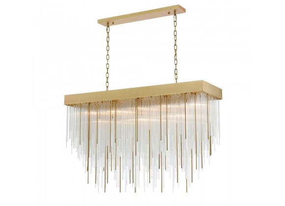 ZEEV Lighting Waterfall Collection Chandelier- Front Angle