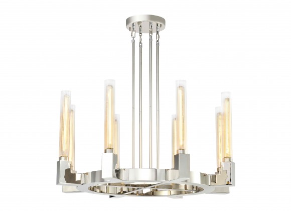 ZEEV Lighting Placid Collection Chandelier- Front Angle