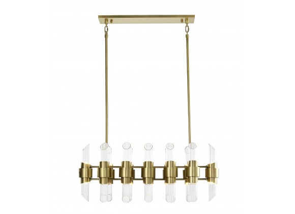 ZEEV Lighting Pillar Collection Chandelier- Front Angle