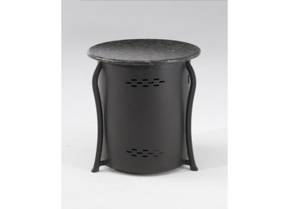 Outdoor Greatroom Company Table & LP Tank Cover w/ Granite Top - Front Angle
