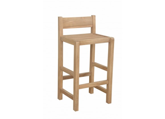 Anderson Teak Sedona Bar Chair - Angled