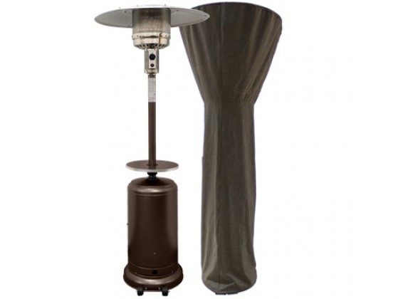 AZ Patio Heaters Tall Patio Heater Commercial Cover in Tan - Lifestyle